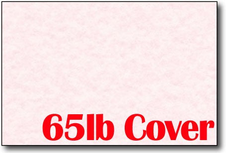 4X6 Blank Flat Cards - 65LB Cover - (Pink Parchment)