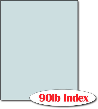 60 lb Index Blue CardStock , size A6, measure (8 1/2" x 11") , compatible with copier, inkjet and laser , Matte Both sides