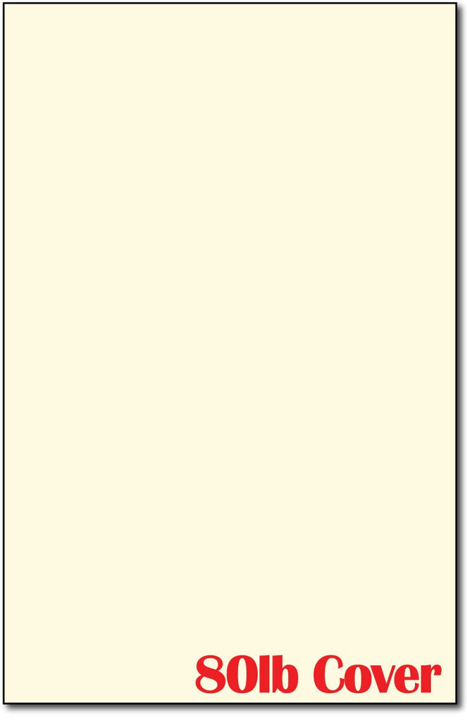 Cardstock, 11 x 17 80lb Cream