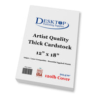 12" x 18" - 120lb Cover (Artist Eggshell)