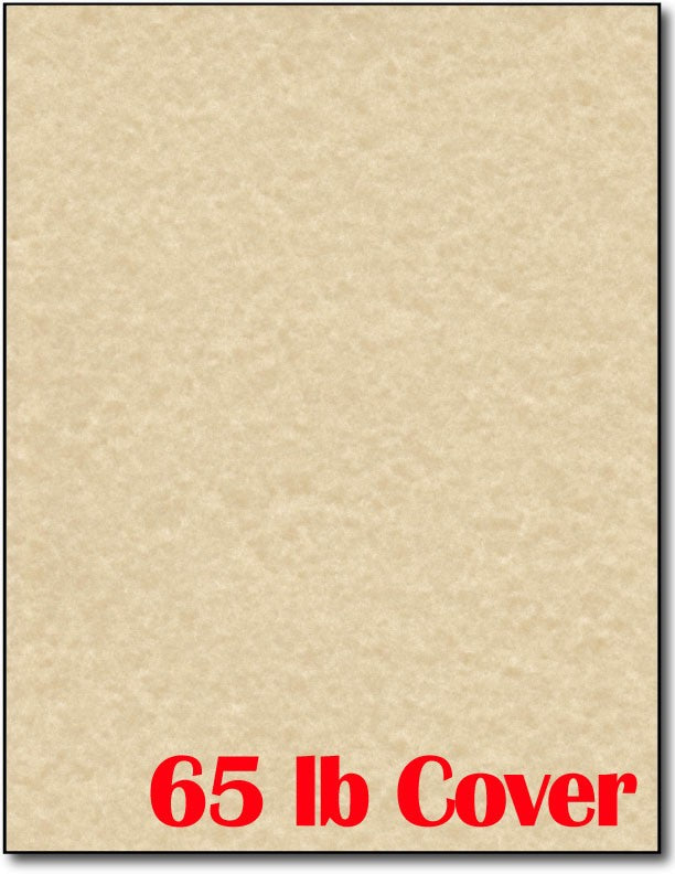 Brown Cardstock - 8 1/2 X 11 - (Parchment Style)