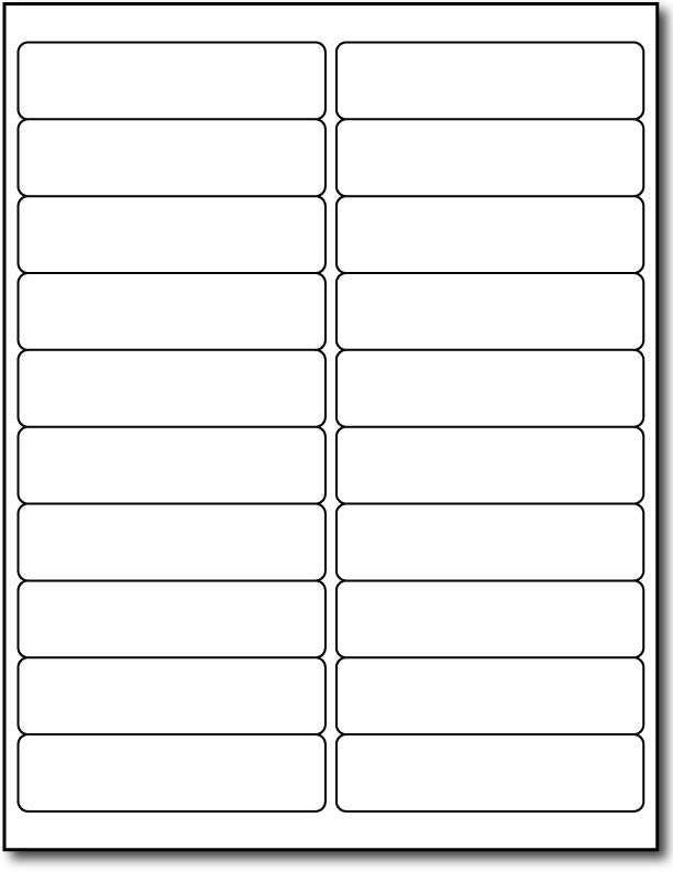 Adhesive 20-Up Avery CD Labels, measure (1" x 4") , compatible with inkjet and laser, matte both sides