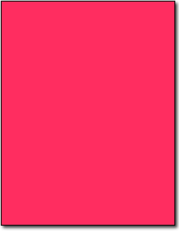 Fluorescent Pink Full Sheet Labels