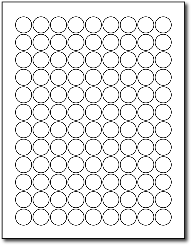 Templates for Round Labels