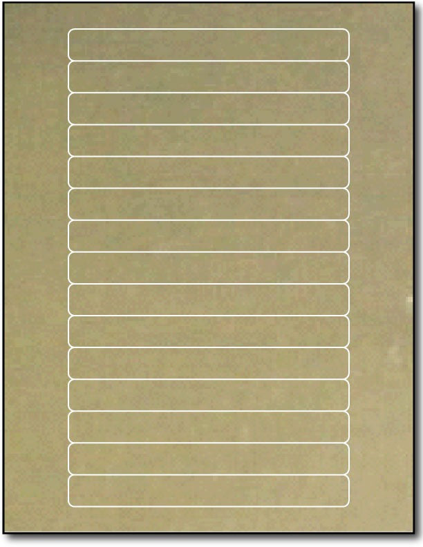 Adhesive Gold Foil Video Spine Labels, measure (5 13/16" X) , compatible with laser ,full gloss