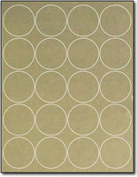 Adhesive  Labels Gold Foil, size A6, measure (2" Round) , compatible  Laser, Foil