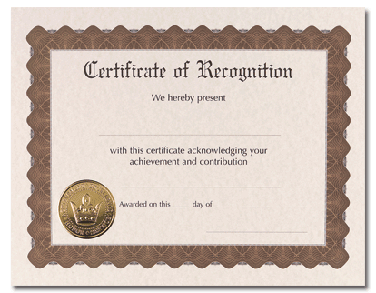 65lb Certificate of Recognition Award , measure (8 1/2" x 11") , compatible with inkjet and laser