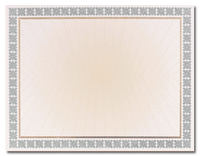 65lb Westminster Gold Foil Green Metallic Certificates ,measure (8 1/2" x 11") , compatible with inkjet and laser