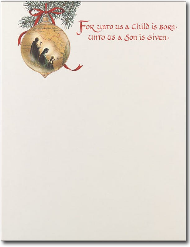 Religious Stationery - Holy Family - (Matte: 50lb Text) religious-stationery-holy-family-matte-50lb-text