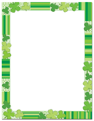 Green Clovers Letterhead