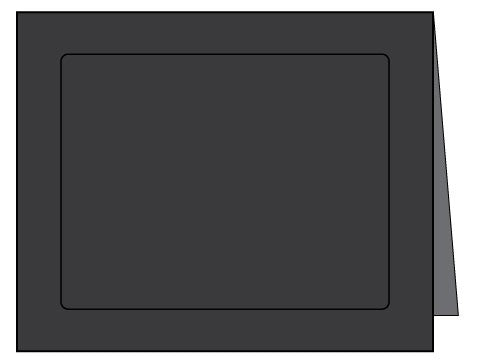 Black Photo frames , measure ( 5 1/16" x 7") , compatible with Inkjet and laser, Matte Both sides