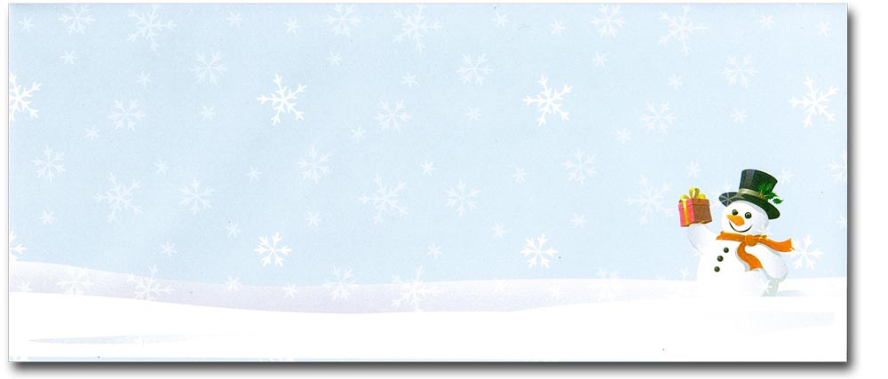 Snowman Gift Holiday #10 Envelopes