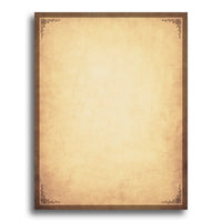 Vintage Corner Stationery Paper – 50 Sheets | Decorative Writing Paper for Letters, Notes, Invitations & Thank You Cards
