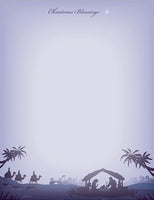 Star of Bethlehem Christmas Stationery Paper