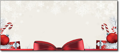 Holiday Present Decorative Winter Mailing Envelopes - #10 Business Letter Size