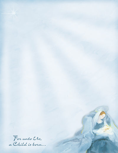 Mary with Baby Jesus - 80 Sheets