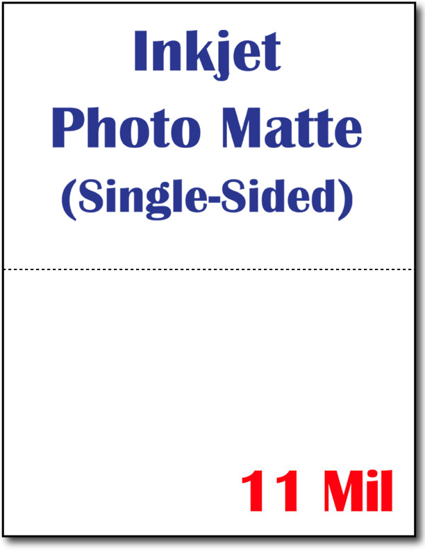White Postcard (2up) | Photo Matte (Single Sided) | 5.5" X 8.5" (90lb Cover)