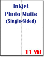 White 4.25 x 5.5 (4up) Postcard | Photo Matte (Single Sided) |  (90lb Cover)