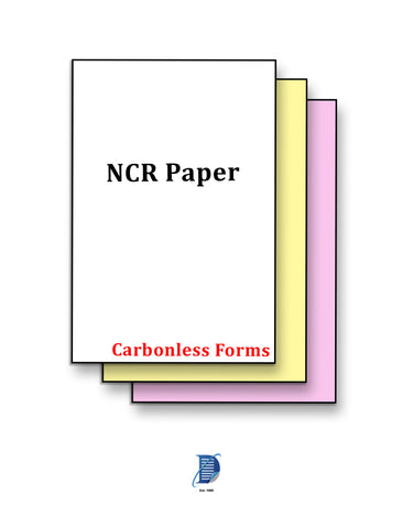 Collated 3 Part NCR Carbonless Paper - 8.5 x 11 - (White, Yellow & Pink)