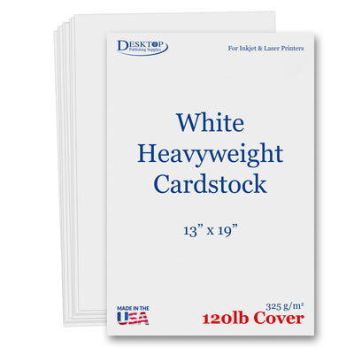 13" x 19" Cardstock - 120lb Cover - Matte Finish