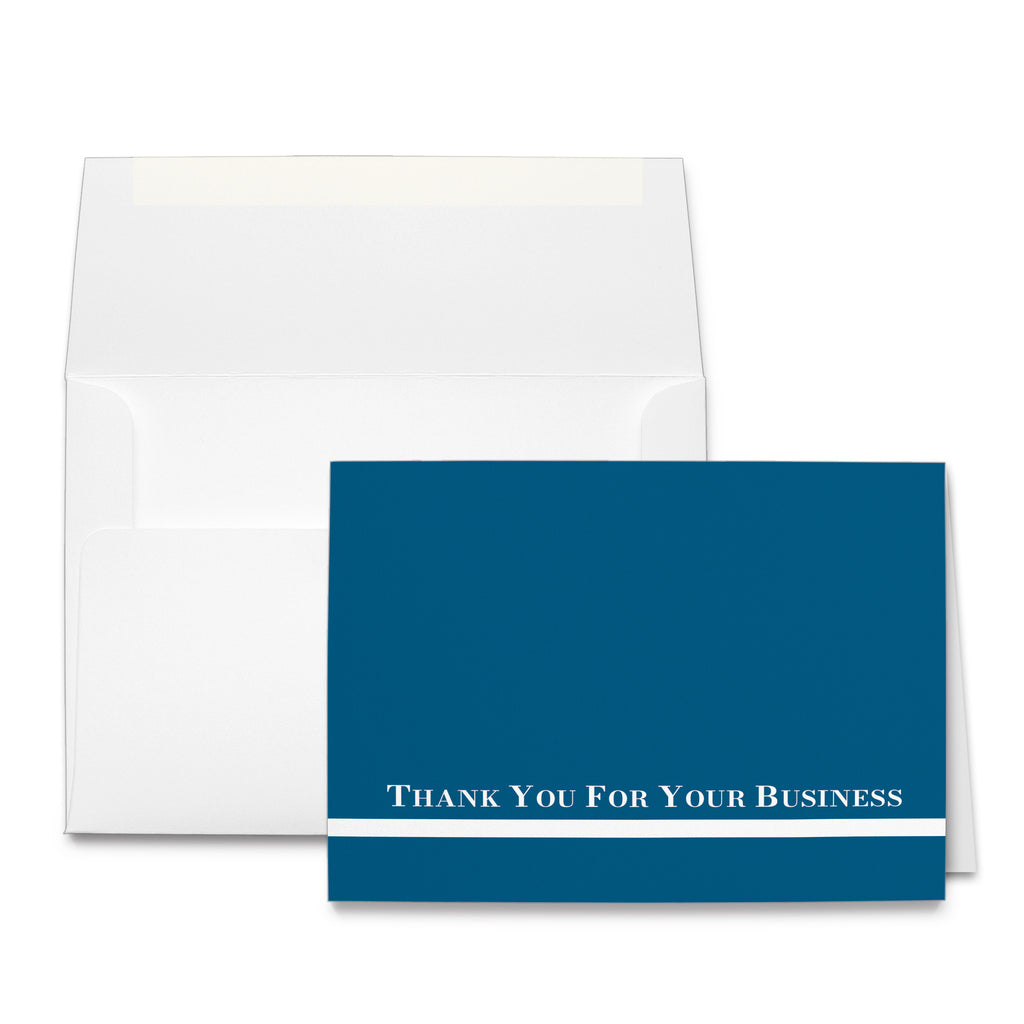 Thank You for Your Business Cards & Envelopes | Midnight Blue