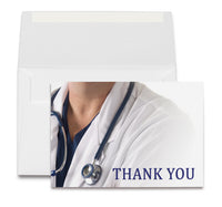 Thank You Cards with Envelopes - Supporting Doctors