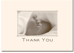 100 lb Brown & Blue Stripes Thank You Note Cards & Envelopes, measure(4.87" x 3.375" ), compatible with copier, inkjet and laser, matte both sides