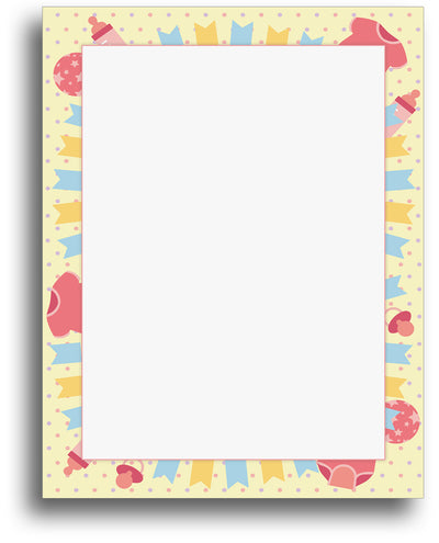 Baby Stationery - Baby Time Fun - (80 Sheets)