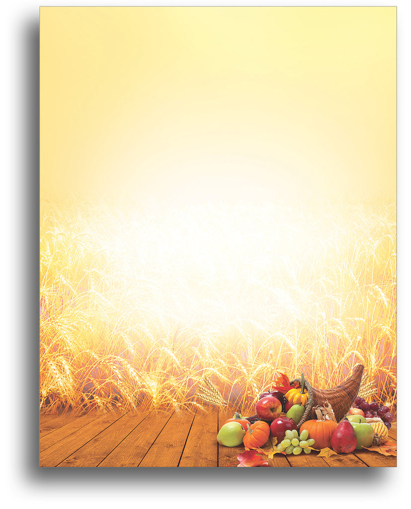 Sunset Wheat - Autumn Letterhead - 80 Sheets