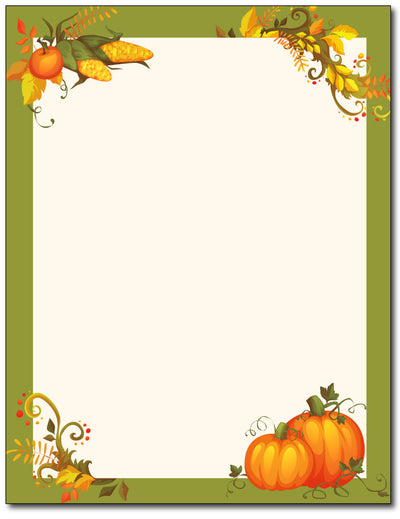 Thanksgiving Harvest Stationery