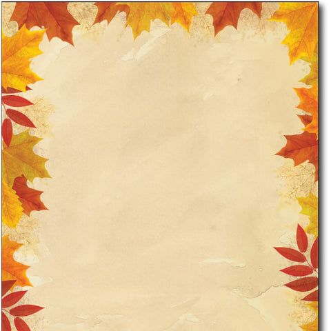 Fall Stationery & Autumn Letterhead