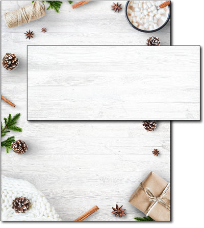 Christmas Stationery - Holiday Elements - (With Envelopes)