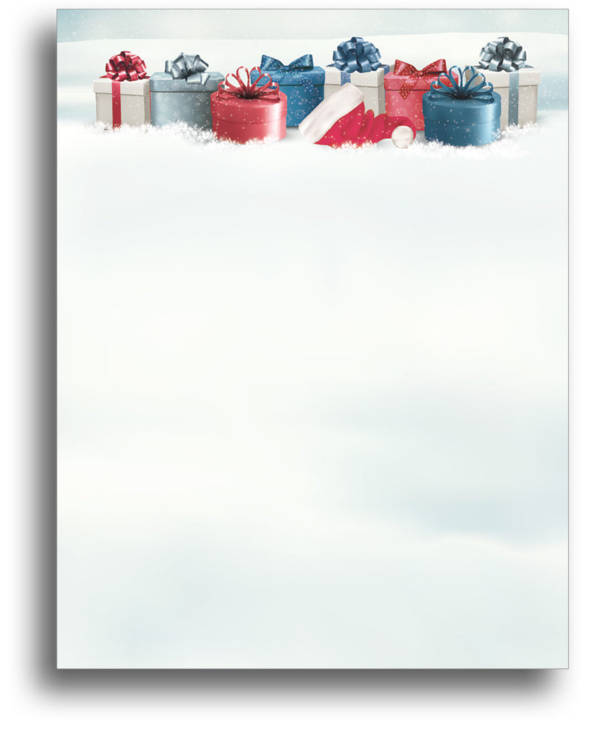 Holiday Stationery - Snowy Christmas Gifts