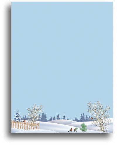 Holiday Letterhead - Snow Birds