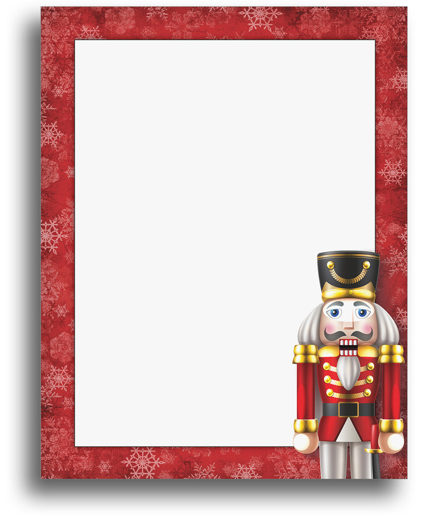 Nutcracker Christmas Holiday Stationery Paper