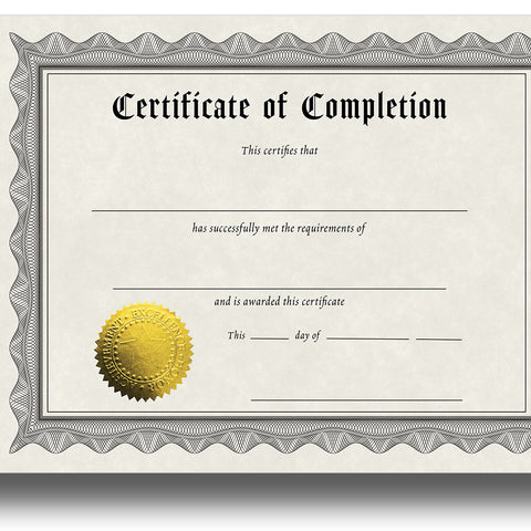 Award Certificates | Completion | Desktop Supplies