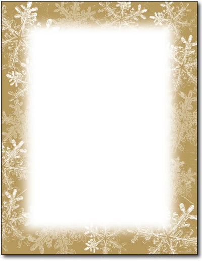 50 lb Frosted Holiday Wishes Stationery, measure(8 1/2" x 11"), compatible with copier, inkjet and laser