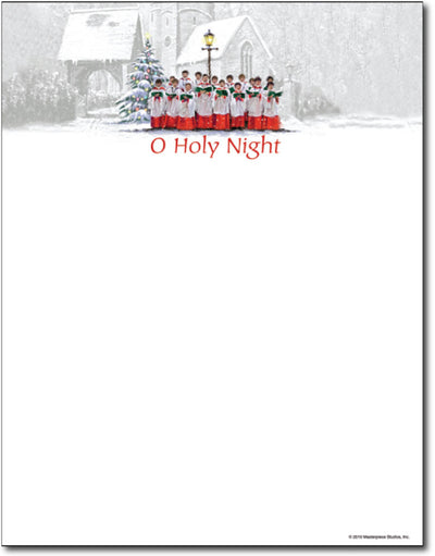 Singing Choir Holiday Letterhead