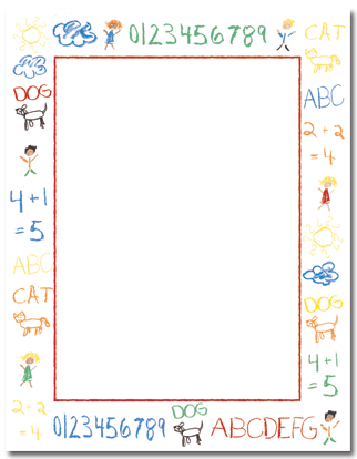 Crayon Doodle Letterhead