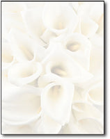 White Calla Lilies Stationery