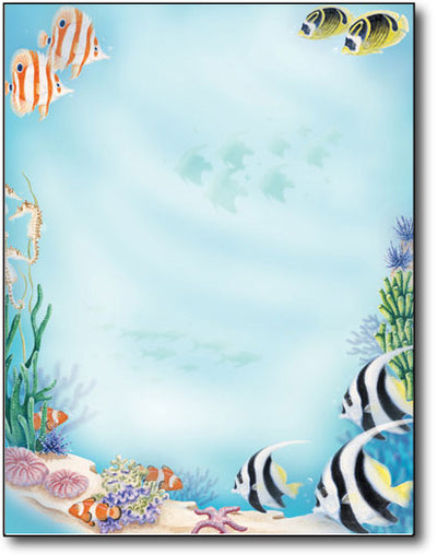 Sea Life Letterhead - 80 Sheets