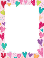 Dancing Hearts Stationery - 80 Sheets