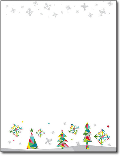 50lb Prismatic Holiday Holiday Paper, measure (8 1/2" x 11") , compatible  with copier, inkjet and laser, matte both sides