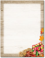 Autumn Apple Letterhead - 80 Sheets