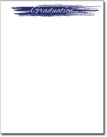 Graduation statement graduation Letterhead, measure(8 1/2" x 11"), compatible with inkjet and laser, 50lb text paper