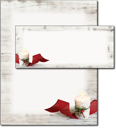Birch Candle Holiday Stationery & Envelopes
