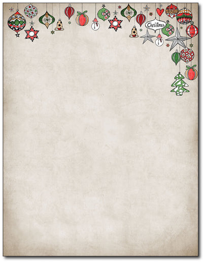 Vintage Ornaments Stationery