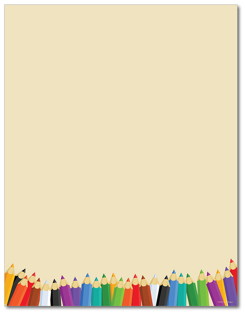 Education Stationery - Back to School - 60lb Text