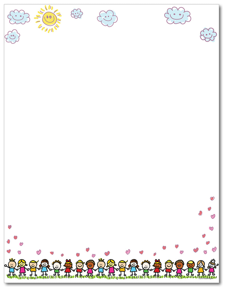 School Letterhead - Making Friends - 60lb Text