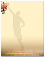 Basketball Stationery - Nothing But Net - 60lb Text